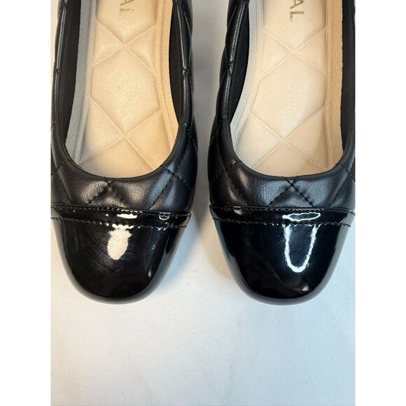 HHTCAL Womens Pump Size 7.5M Black Chunky Heels Comfortable Dressy Career Shoes - Picture 4 of 12